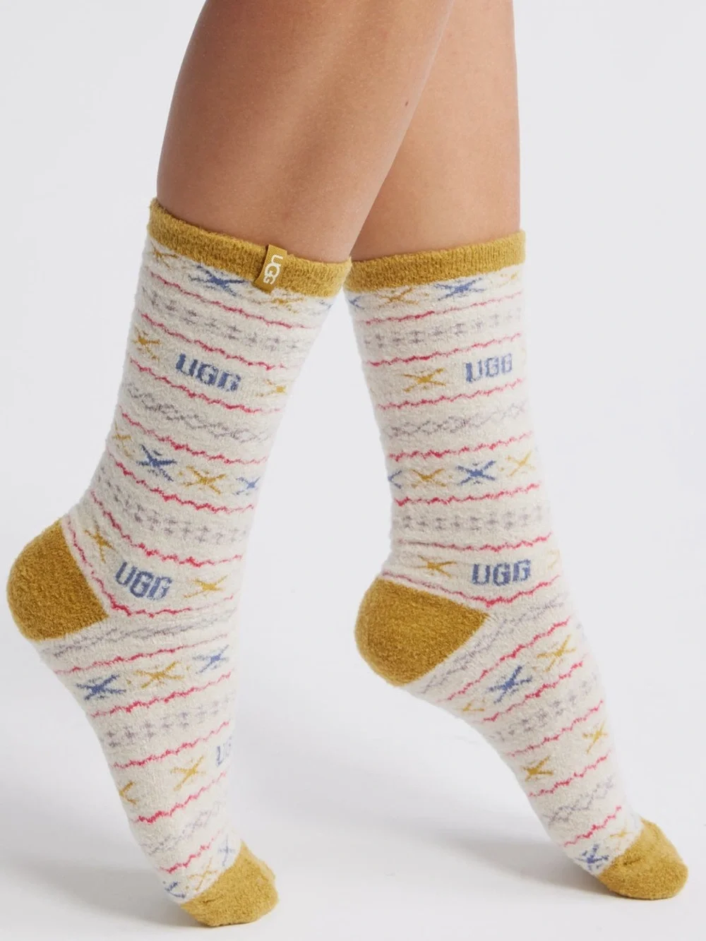 UGG Leslie Graphic Crew Sock